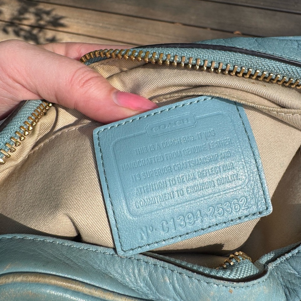 Coach Sky Blue Crossbody Bag - Picture 12 of 16